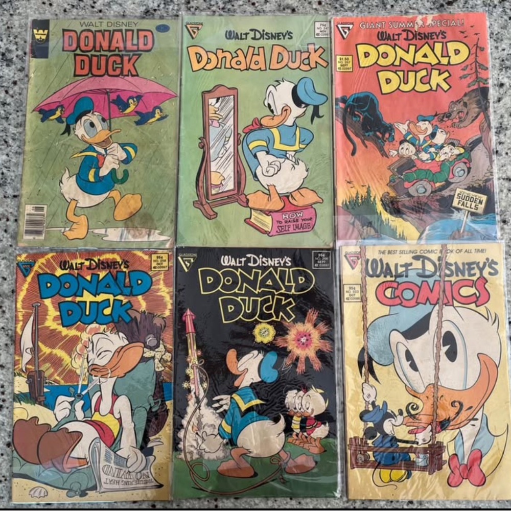 Vintage 1980s Donald Duck Comic Book Collection
